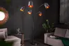 Design Bogenlampe LEVELS 200cm schwarz gold 5 Leinen Produktbild-Vorschau 2