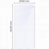 2x Flexibles Hybridglas für Galaxy S25, Bizon Glass Mule Produktbild-Vorschau 2