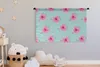 MuchoWow® Wandteppich Wandbehang Blumen - Sommer - Rosa - Produktbild-Vorschau 3
