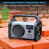 DAB80OR Radio budowlane DAB+ Bluetooth akumulator IP44 Podgląd zdjęcia produktu 8