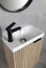 Sapho AGOS Gussmarmor-Waschtisch ohne Überlauf 40x22cm, Produktbild-Vorschau 7
