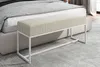 AX LIVING Sitzbank gepolstert Acciarolli 1 100 cm – Beige, Produktbild-Vorschau 1