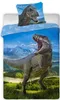 Faro Bavlněné povlečení 140x200 Dinosaurus t rex 001 modrý Náhled obrázku produktu 1