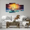 Bild auf Leinwand - Leinwandbild - Meer Welle Boot - Produktbild-Vorschau 6