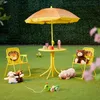 Set di sedie per bambini Relaxdays Camping, motivo leone, Anteprima dell’immagine prodotto 2