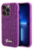 Guess Disco Metal Script Hülle Für Iphone 14 Pro - Fuchsia Produktbild-Vorschau 1