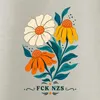 Felpa girocollo vintage con stampa di girasoli, margherite Anteprima dell’immagine prodotto 3
