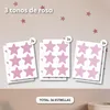 Vinilos de pared estrellas rosa palo - 36 unidades de Vista previa de la imagen del producto 2