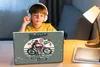 MuchoWow® Laptop Aufkleber Sticker Cover Motorrad - Retro - Produktbild-Vorschau 3