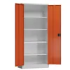 Aktenschrank Metallschrank 2 Türen, 4 Fachböden 180x80x38cm Produktbild-Vorschau 3