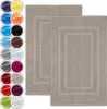 Badematte Badvorleger 2er Pack 50x80cm, 100% Baumwolle, Produktbild-Vorschau 1