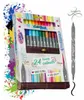 ONLINE Kalligraphie Stifte Calli Brush Double Tip 24 Stück Produktbild-Vorschau 2