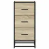 vidaXL Sideboard Sonoma-Eiche 35,5x35x76 cm Holzwerkstoff Produktbild-Vorschau 4
