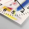 Wanduhr - Quadrat - Glasuhr - Abstraktion modern - 40x40cm Produktbild-Vorschau 5
