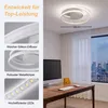 Smart LED Deckenleuchte Ø50cm, Moderne Ring Deckenlampe mit Produktbild-Vorschau 5