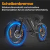 E-Bike Cityrad Cityrad E7 20"×4.0Fat Elektrofahrrad 720WH Produktbild-Vorschau 7