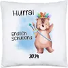 Endlich Schulkind 2024 Bär Kissen Inkl. Füllung 1. Schultag Produktbild-Vorschau 1