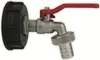 Adattatore IBC con valvola di scarico a sfera 13 mm (1/2") Anteprima dell’immagine prodotto 1