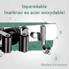 Recalma ścienny uchwyt na miotły i narzędzia, stal Podgląd zdjęcia produktu 3