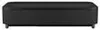 A black projector is shown from the front on a white background. Voir les images du produit