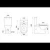 Lavita | WC Kompakt- Poseidon - Weiß - Mit Absenkautomatik Produktbild-Vorschau 10