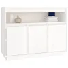 vidaXL Sideboard Weiß 104,5x34x80 cm Massivholz Kiefer Produktbild-Vorschau 4