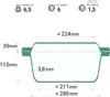 Ø28cm Brotbacken Gusseisen Topf 6L Gusseisentopf mit Produktbild-Vorschau 6