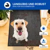 Hochwertige graue-schwarze Fußmatte 90x120 cm – rutschfest, Produktbild-Vorschau 4