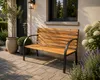 2-Sitzer Gartenbank TOSKANA Holzbank Terrasse Garten Holz Produktbild-Vorschau 1