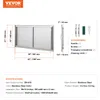 VEVOR porta di accesso al barbecue, 1067 x 534 mm, doppia Anteprima dell’immagine prodotto 7