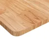 Piano tavolo vidaXL quadrato, marrone chiaro, 50x50x2,5 cm, Anteprima dell’immagine prodotto 2