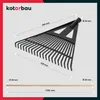 KOTARBAU® Hrábě na listí z plastu, 43 cm, s rukojetí, Náhled obrázku produktu 3