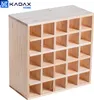 KADAX Weinregal aus Holz, 52 x 25.5 x 52 cm, Natürlich,  1 Produktbild-Vorschau 3