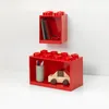LEGO Regal Brick Shelf 8+4, Set 41171730 (rot, 2 Regale) Produktbild-Vorschau 3