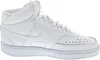 A white Nike Court Vision Mid shoe for women is shown from the side against a white background. Podgląd zdjęcia produktu
