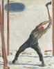 Legendarte - Kunstdruck auf Leinwand - Der Holzfäller - Produktbild-Vorschau 1