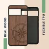 kwmobile Handyhülle für Google Pixel 8 Pro Hülle Holz - Produktbild-Vorschau 4