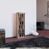 VCM - Drewno CD DVD Shelf Klasyczne szklane drzwi Podgląd zdjęcia produktu 3
