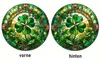 GKA Sonnenfänger Glücksklee bunt 15 cm Buntglas Lichtfänger Produktbild-Vorschau 3