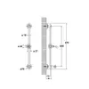 Sprchový skluz ANTEA, 670 mm, chrom Náhled obrázku produktu 5