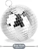 com-four® Discokugel - Spiegelkugel zum Aufhängen - Disco Produktbild-Vorschau 6