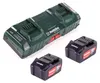 Podstawowy zestaw Metabo 2x akumulator Li-Power 18 V 4,0 Ah Podgląd zdjęcia produktu 2