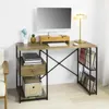 SoBuy FWT61-N Scrivania con 4 ripiani e un cassetto Anteprima dell’immagine prodotto 1