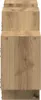 A side view of a wooden shelf unit. Náhľad obrázku produktu