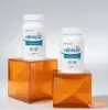 Two bottles of Hepaliv supplements are displayed on orange cube stands against a white background. Produktbild-Vorschau