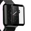 A close-up shot of an Apple Watch with a screen protector placed over it. Produktbild-Vorschau