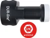A black and white satellite LNB with a red circular overlay indicating LTE protection. Produktbild-Vorschau