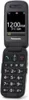 A black Panasonic flip phone is shown open against a white background. Anteprima dell’immagine prodotto
