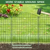 XMTECH Teichzaun Gartenzaun Metall Steckzaun Hundezaun mit Produktbild-Vorschau 4