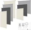 Jayseuw Senkrechtmarkise Grau 160 x 240cm Vertikalmarkise Produktbild-Vorschau 10